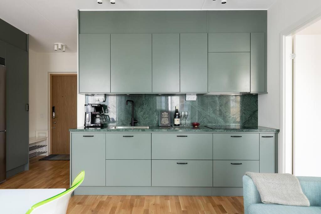 Modern Elegance I Hagastaden Apartment Stockholm Ngoại thất bức ảnh