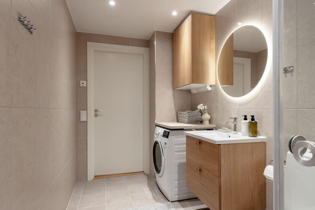 Modern Elegance I Hagastaden Apartment Stockholm Ngoại thất bức ảnh