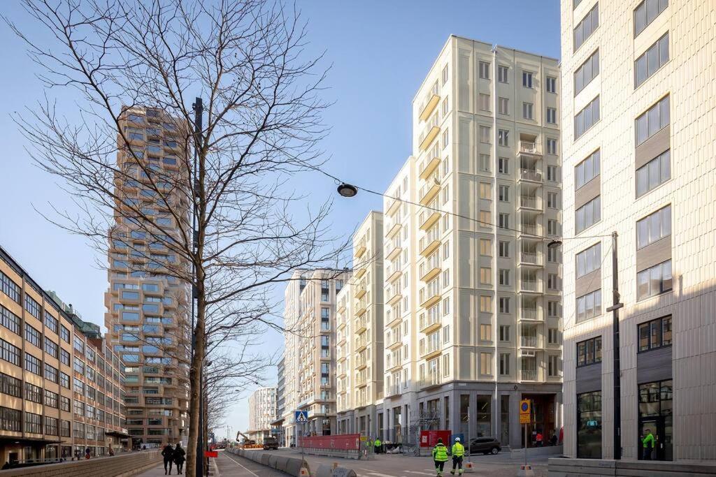 Modern Elegance I Hagastaden Apartment Stockholm Ngoại thất bức ảnh