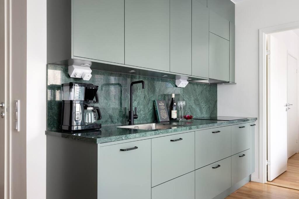 Modern Elegance I Hagastaden Apartment Stockholm Ngoại thất bức ảnh