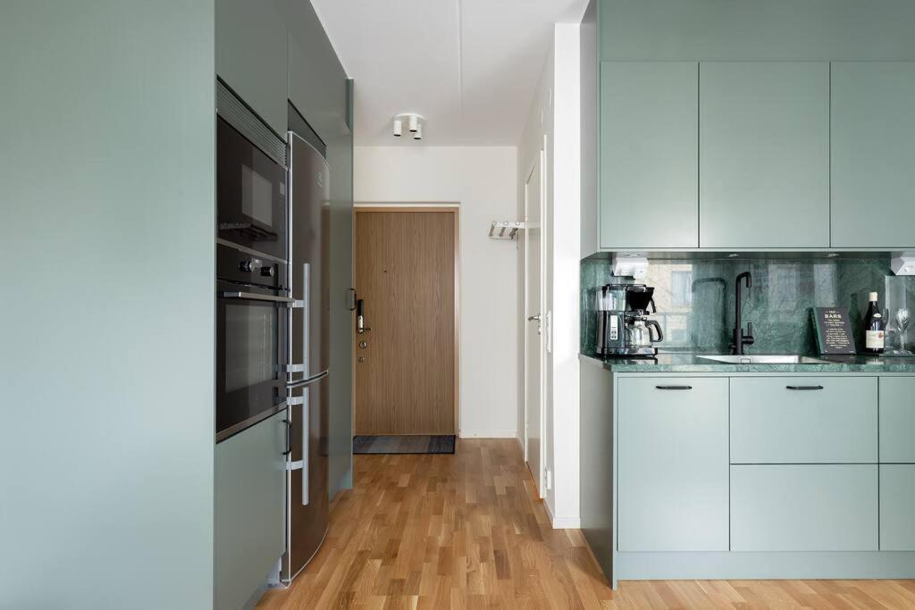 Modern Elegance I Hagastaden Apartment Stockholm Ngoại thất bức ảnh